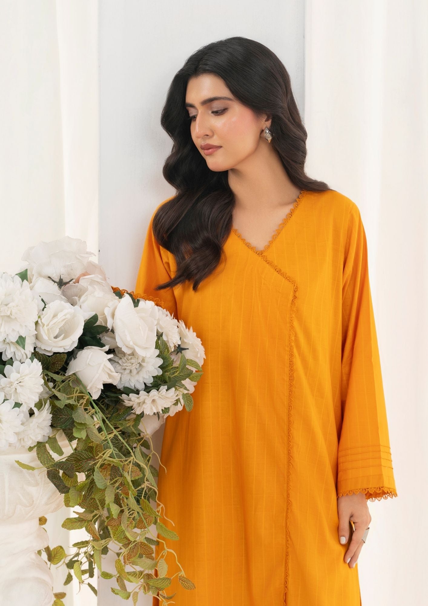 Yolo Pret Cotton Angrakh Set Rozana S25 0012 Women 2pcs