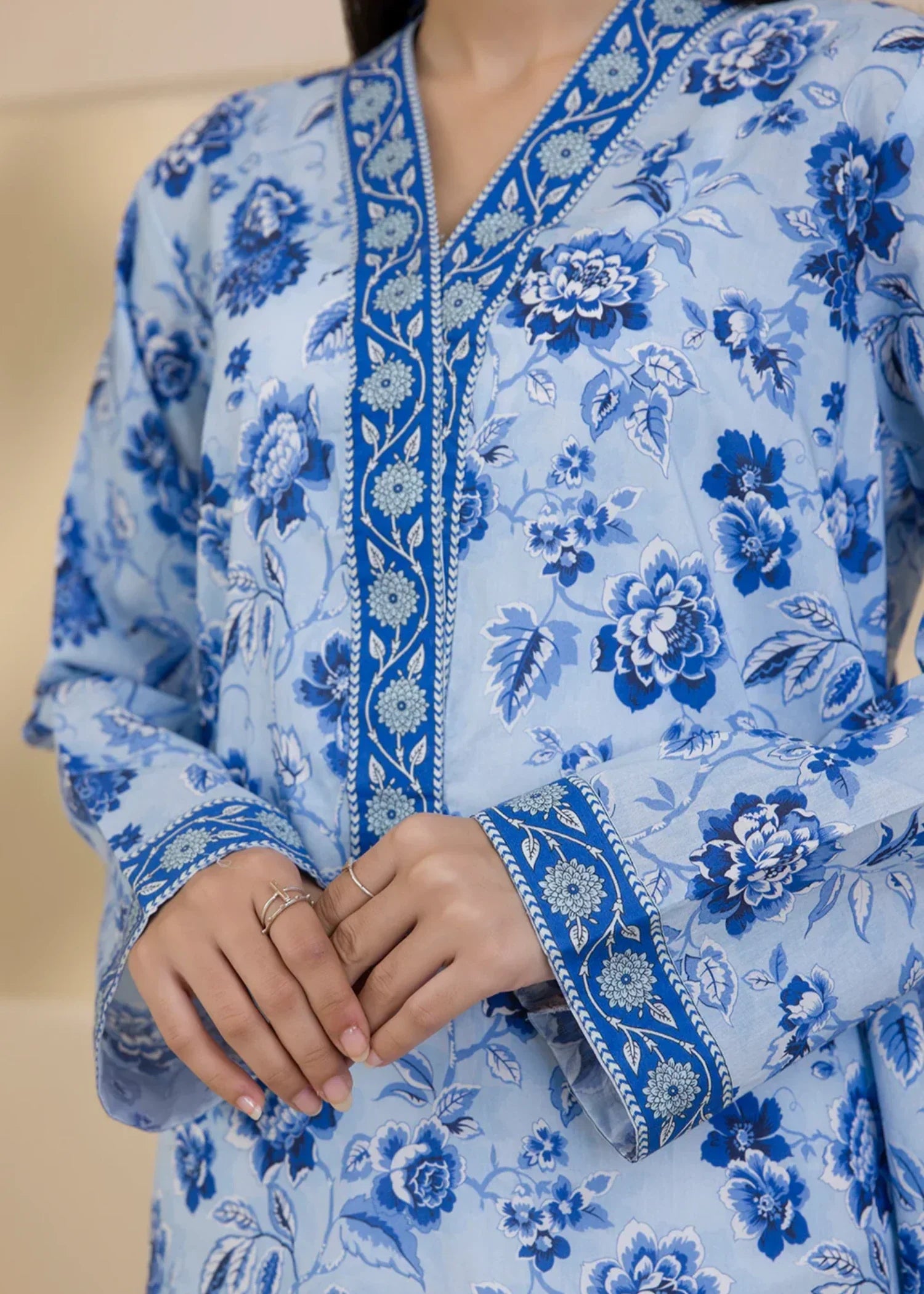 Zellbury WPS2512146 Light Blue Women 1pcs