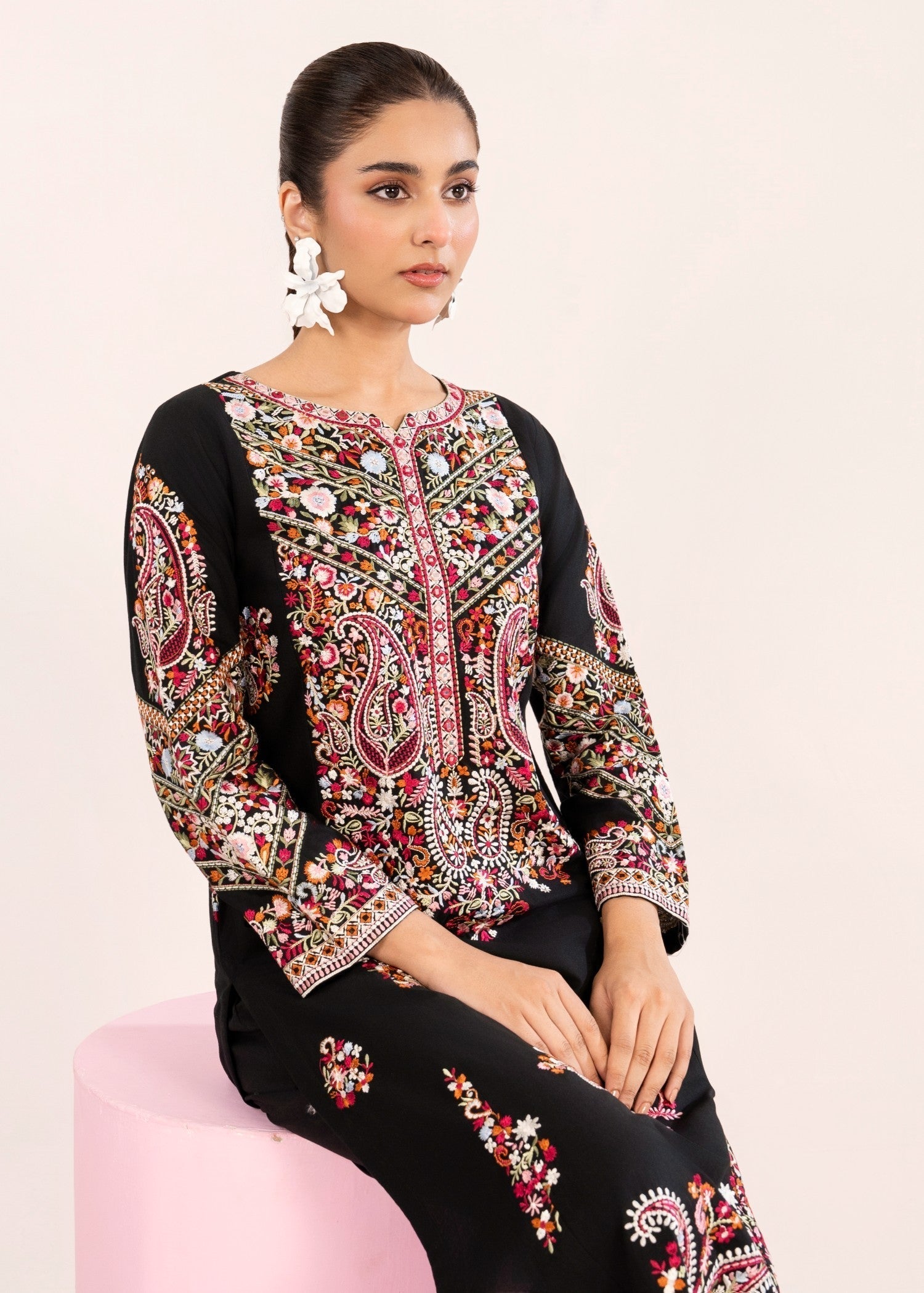 Sahibas By Mirza Nureh Black Women 2pcs