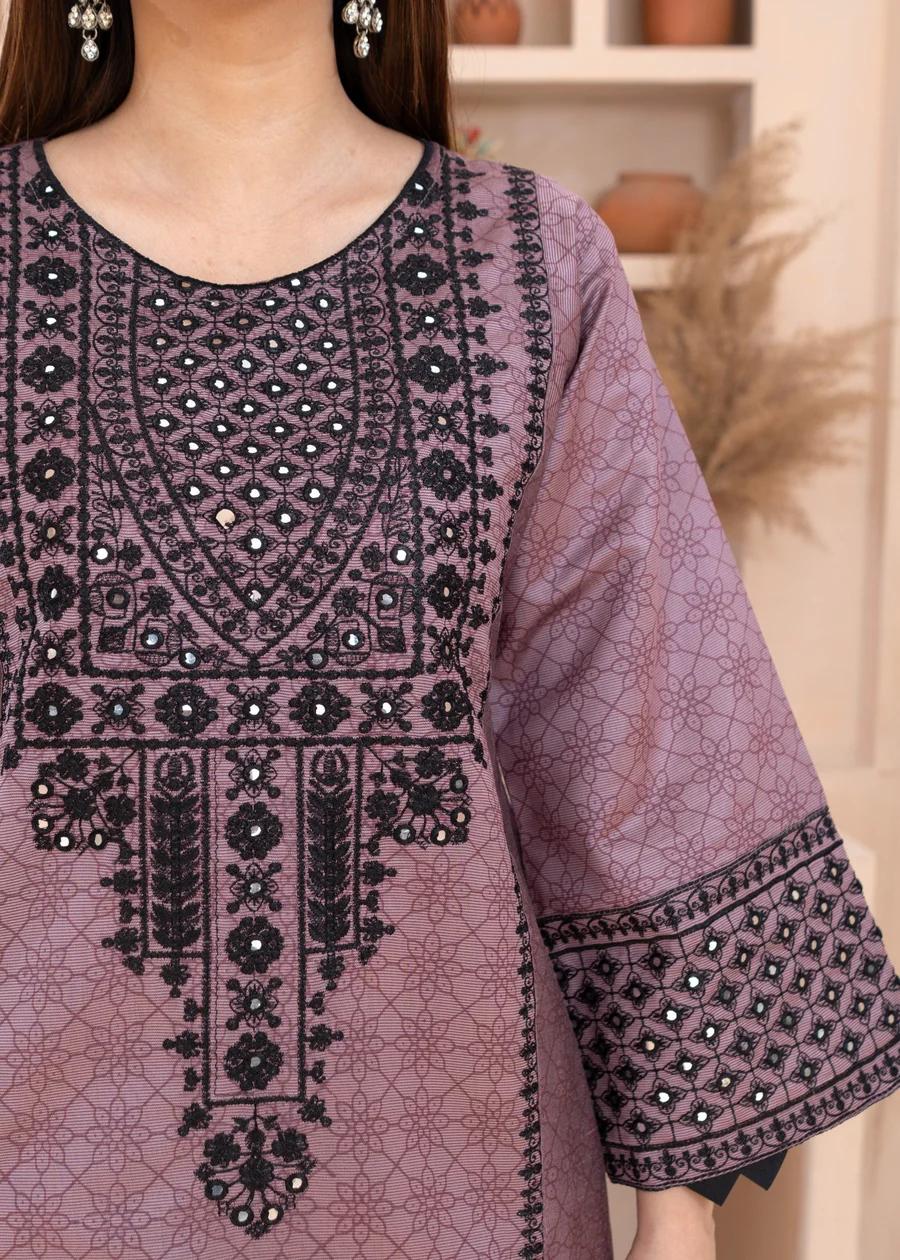 Inaaya Fashion Shama Mauve Women 3pcs