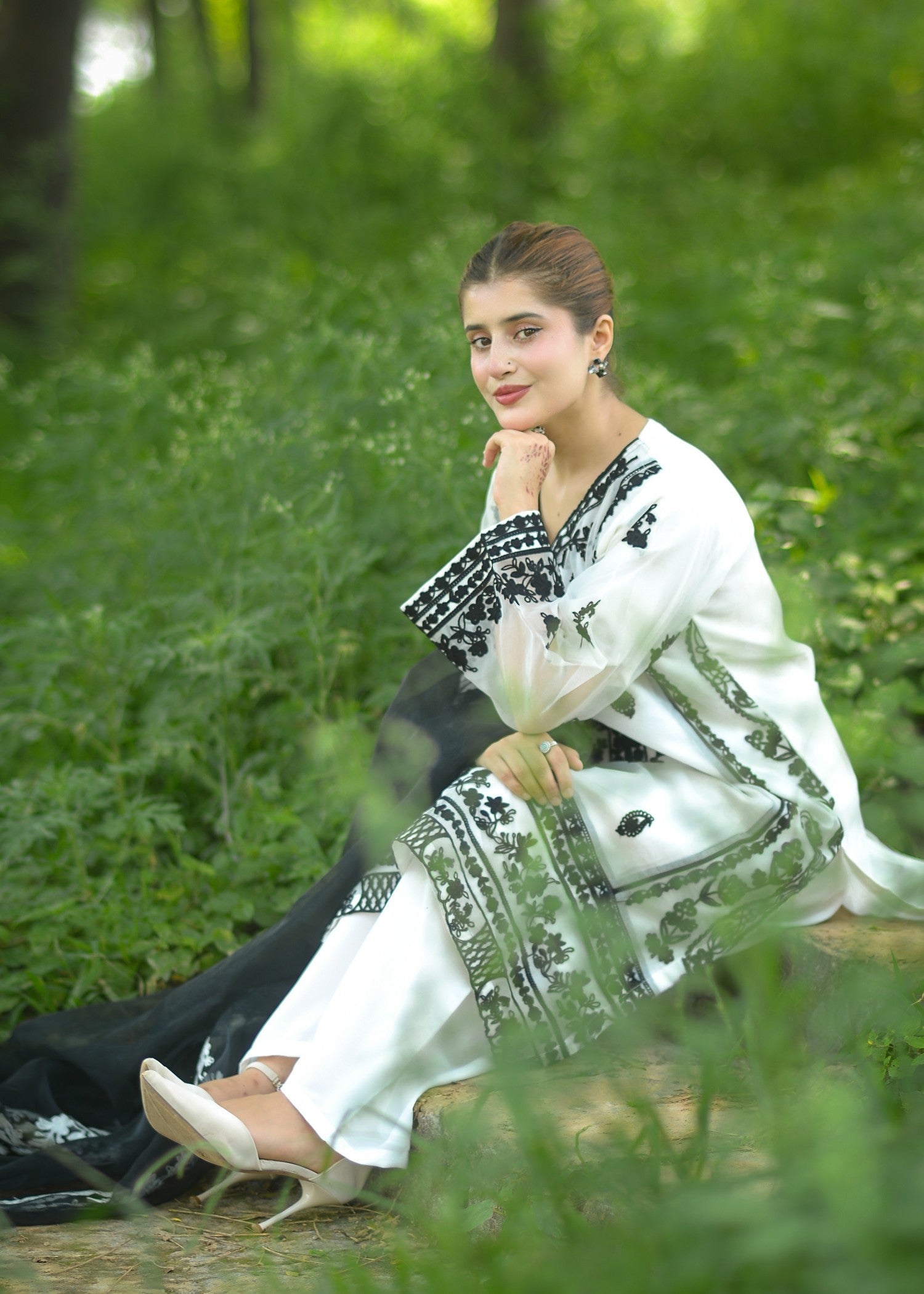 Preetpret White Daffodils Women 3pcs