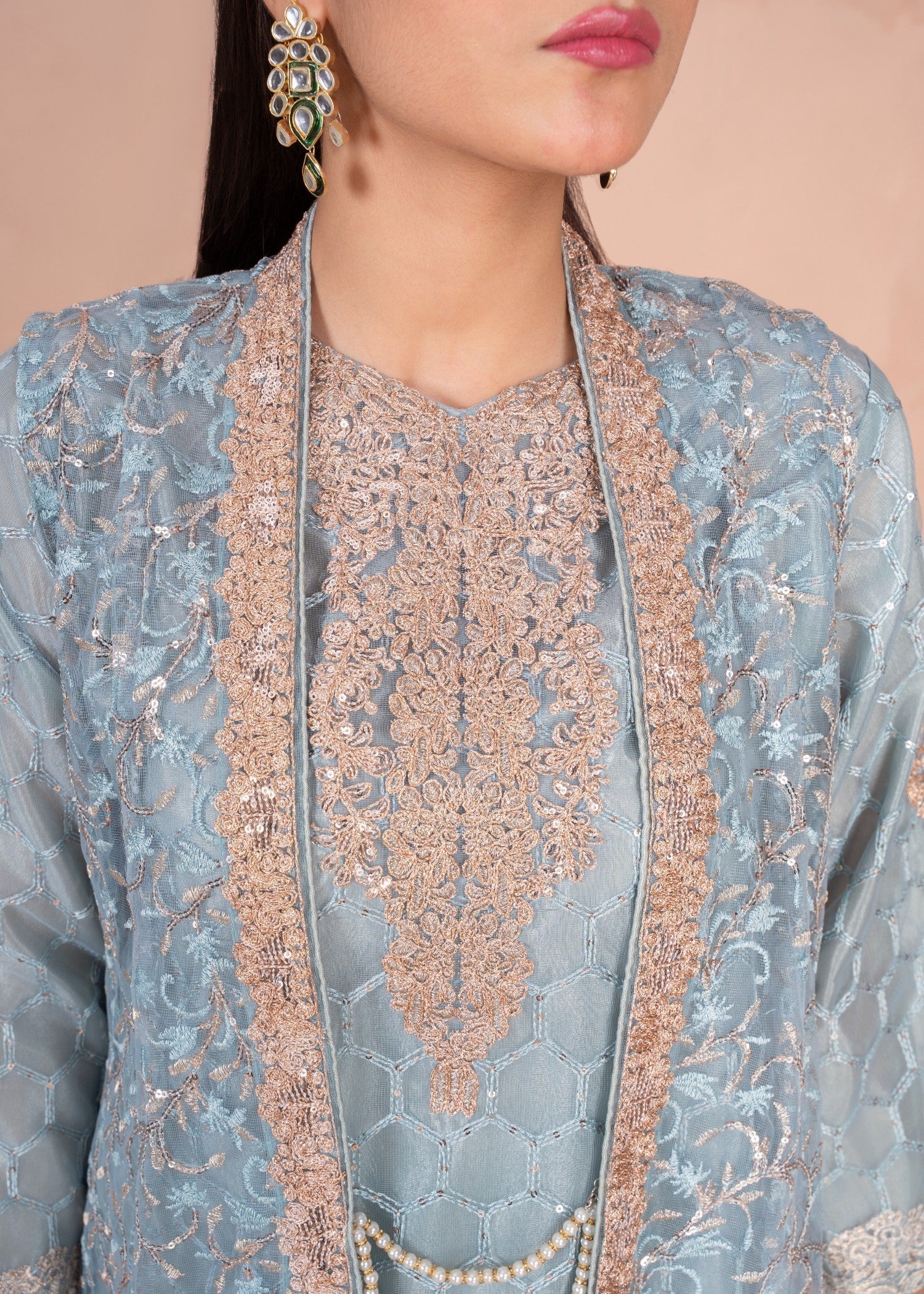 Four Season Boutique MALA GOWN ICEBLUE Women 4pcs