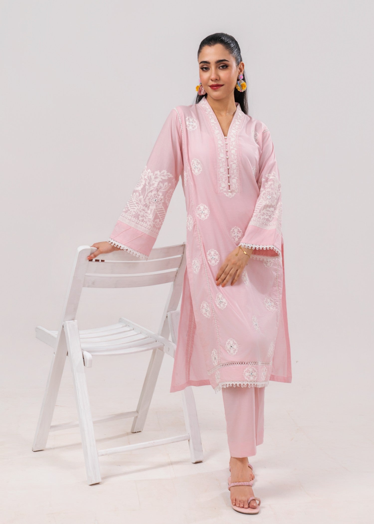 Sahibas By Mirza Liyana Pink Women 2pcs