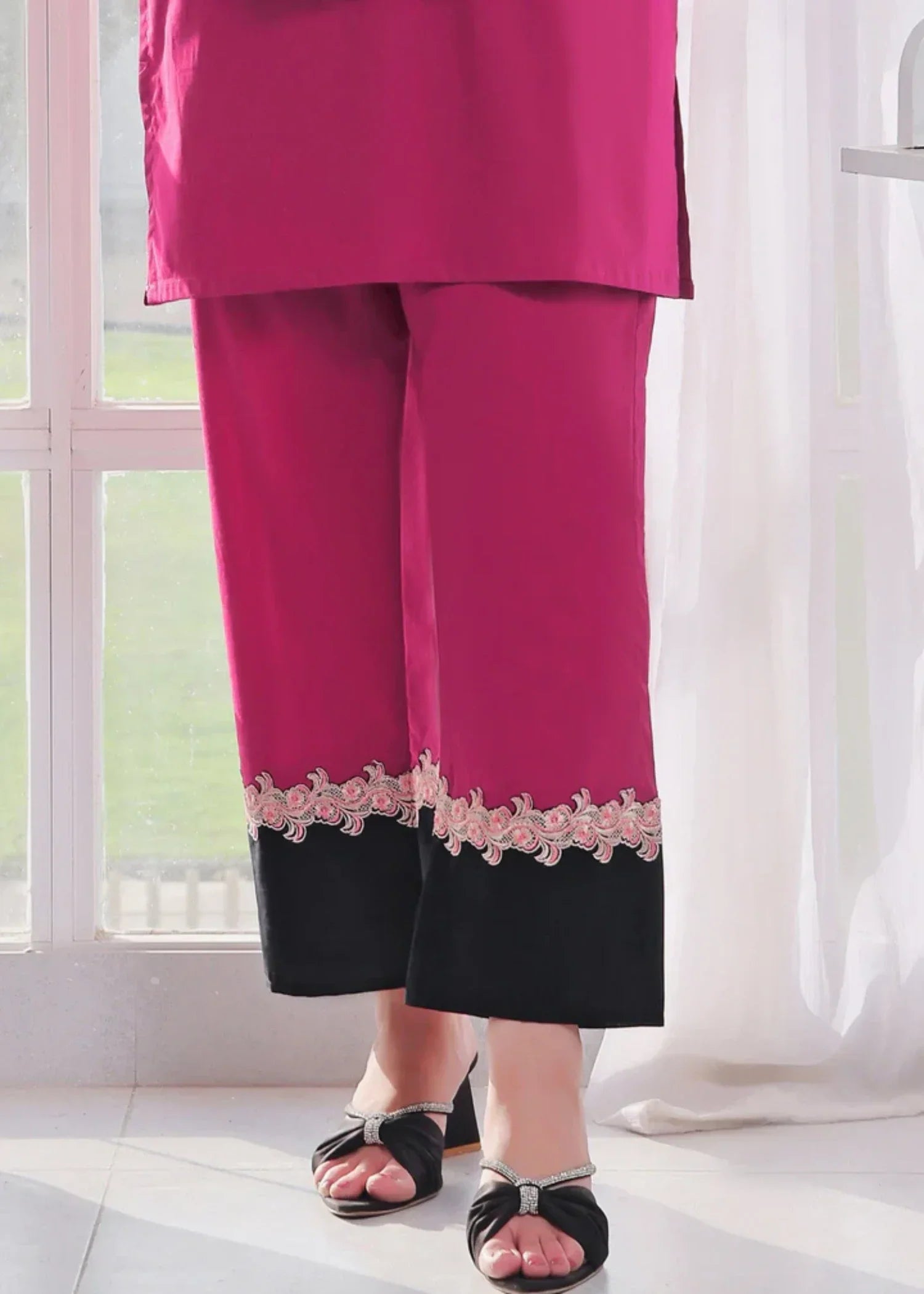 Luxeurs Cherie Embroidered Lawn Dress Women 2pcs