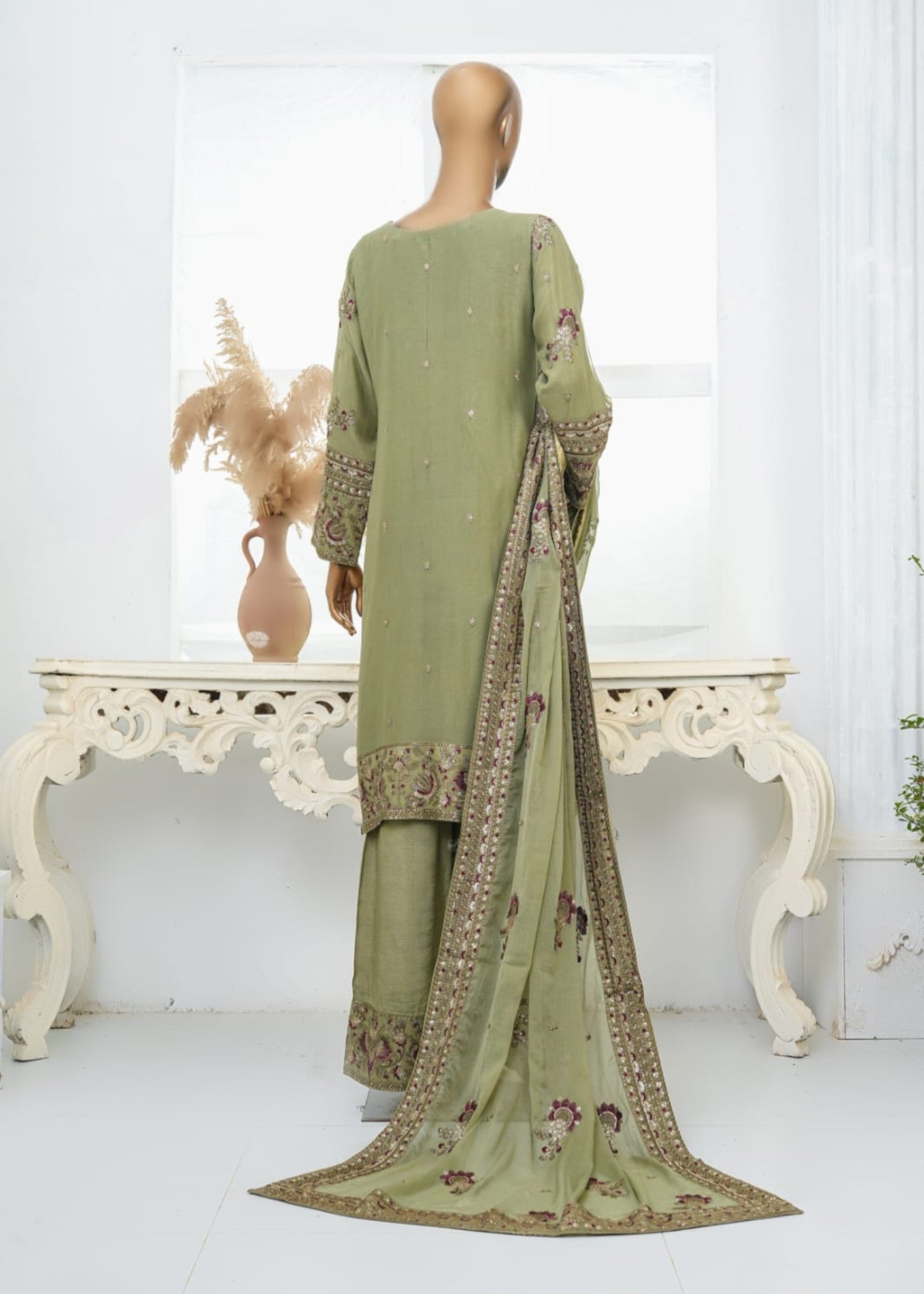 Ahmed Creations MAHROSH GREEN Women 3pcs