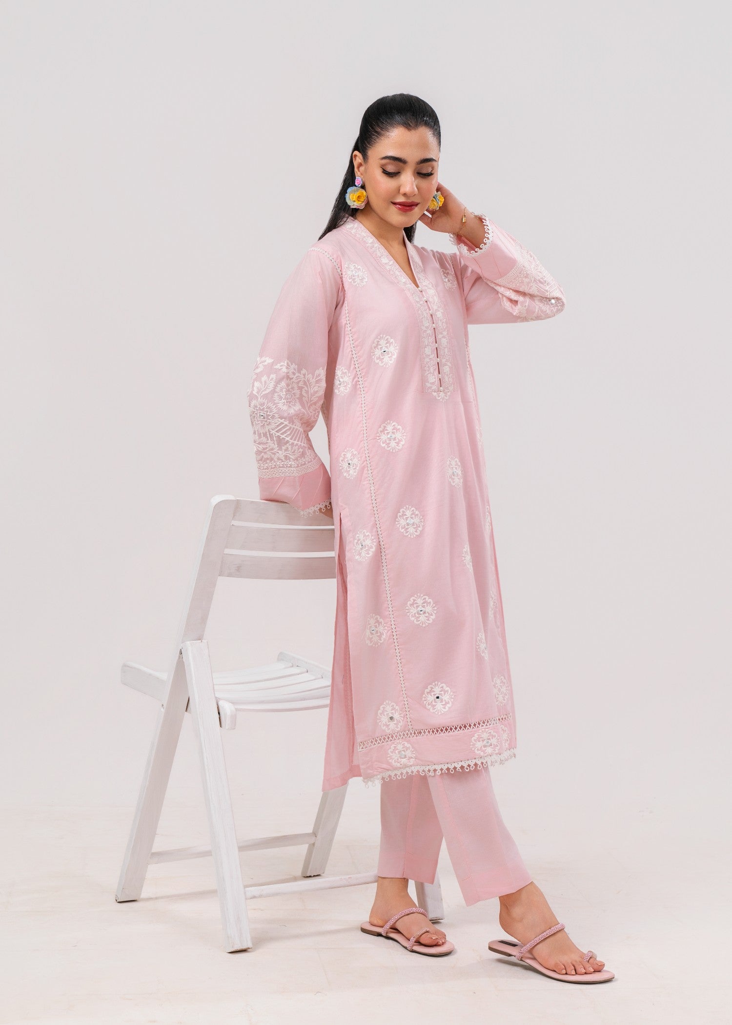 Sahibas By Mirza Liyana Pink Women 2pcs