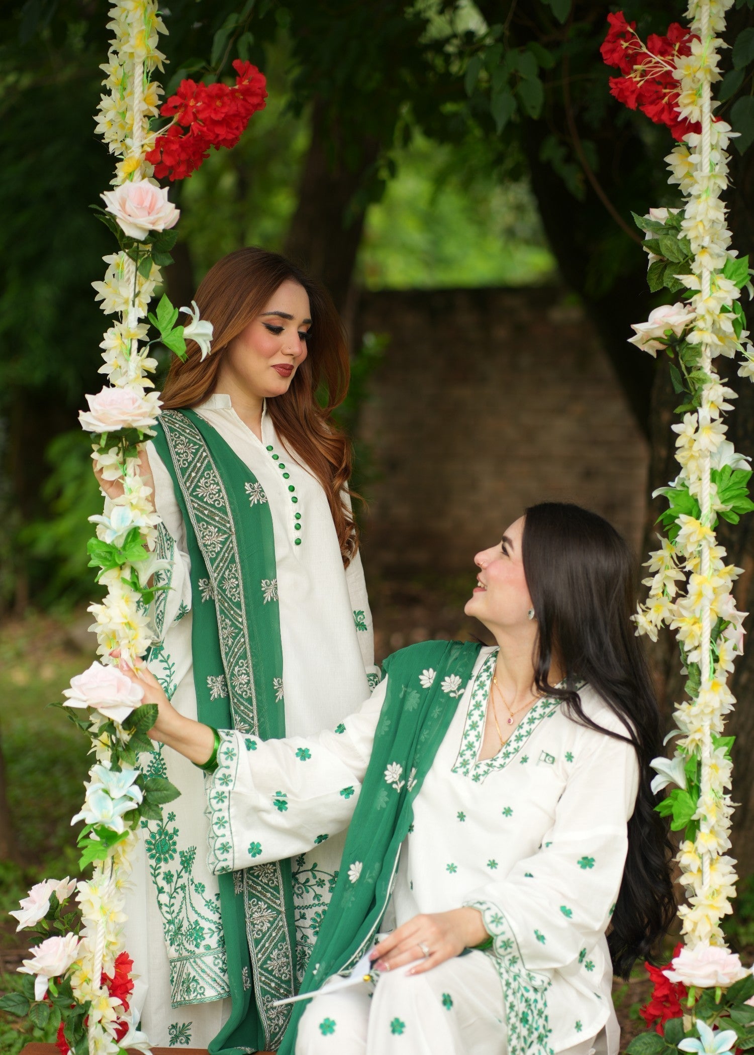 Noor Asiya Azaadi Pakistani Ethnic Lawn Dress Women 3pcs