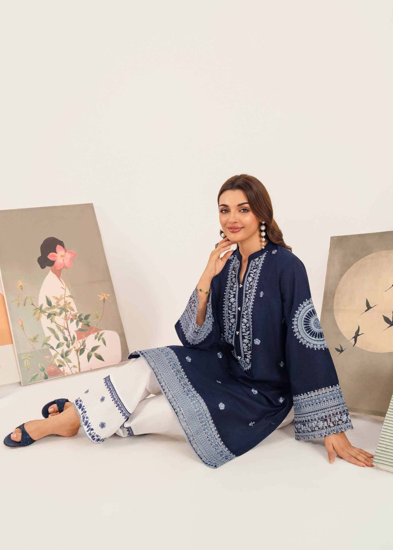 Zoya&Zafar Azure Women 2pcs