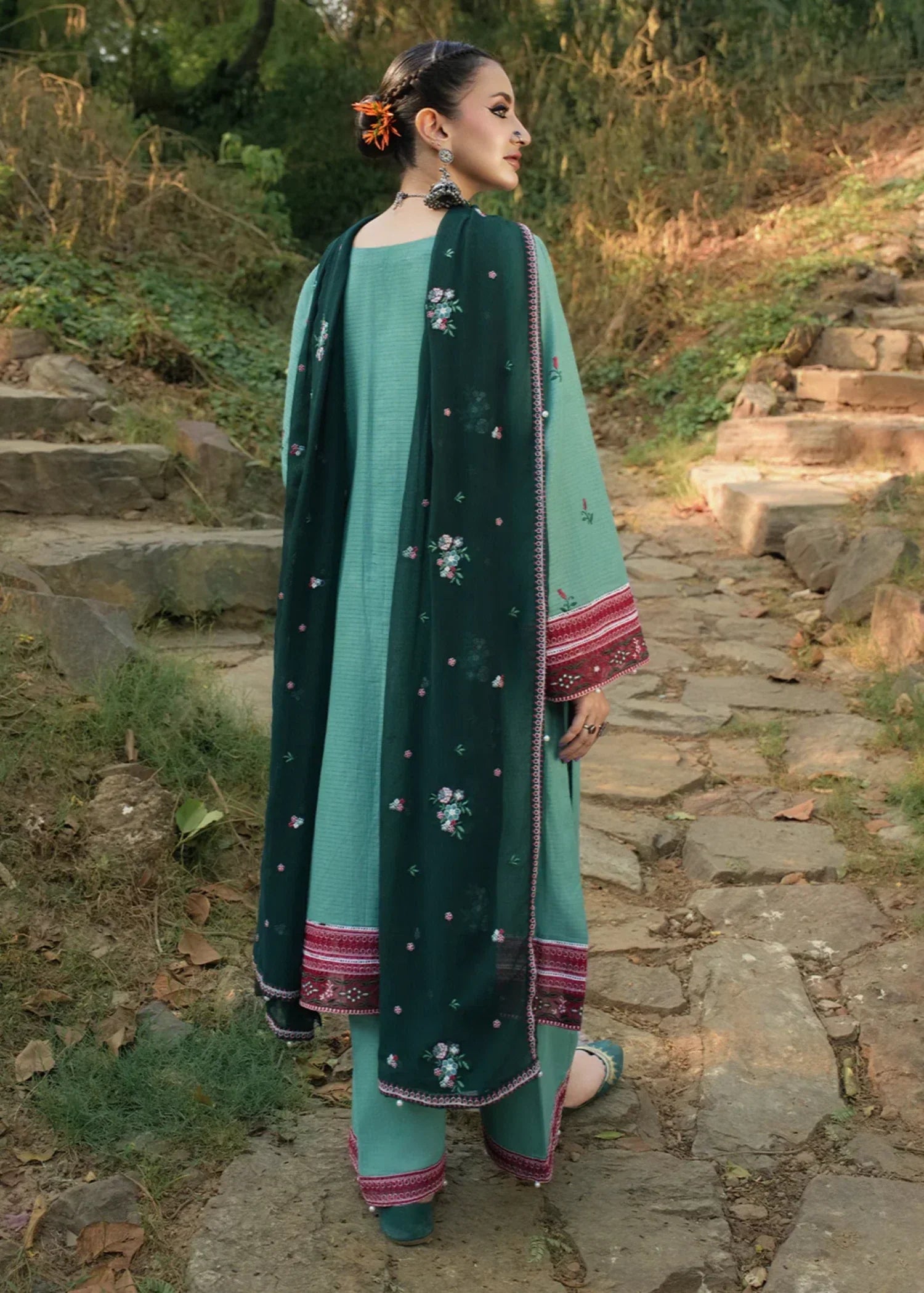 Hemstitch Jade Women 3pcs