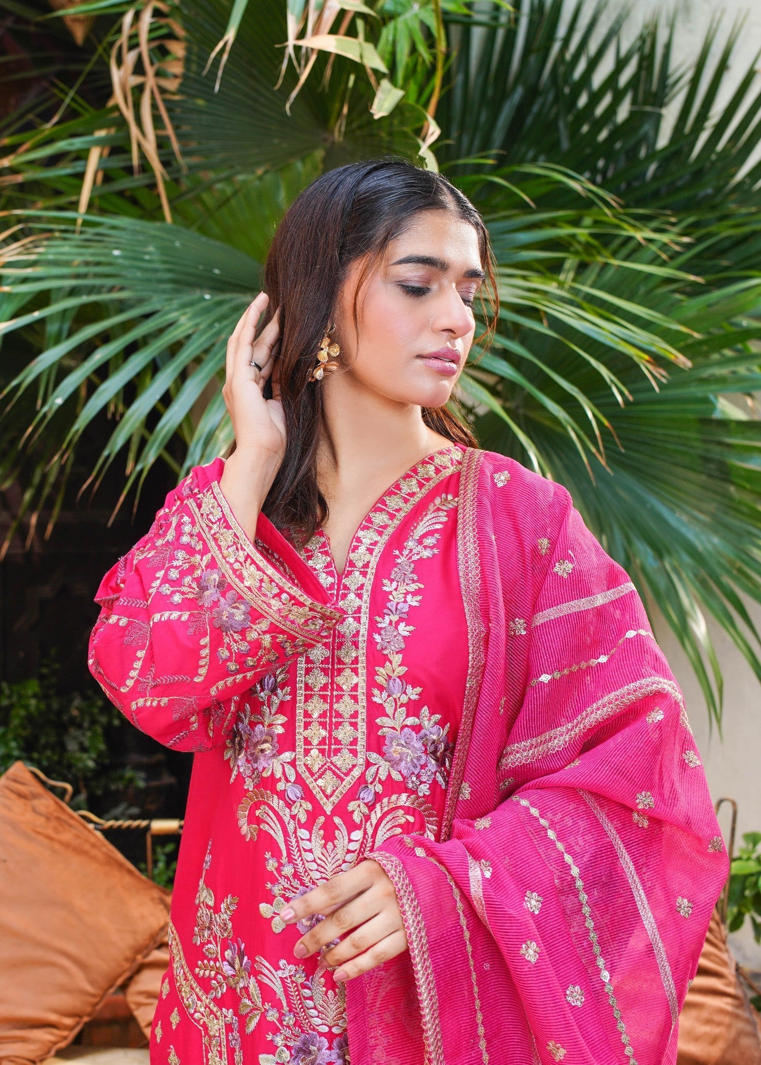 Safdar Embroidery Pure Lawn Embroidered 02 Women 3pcs