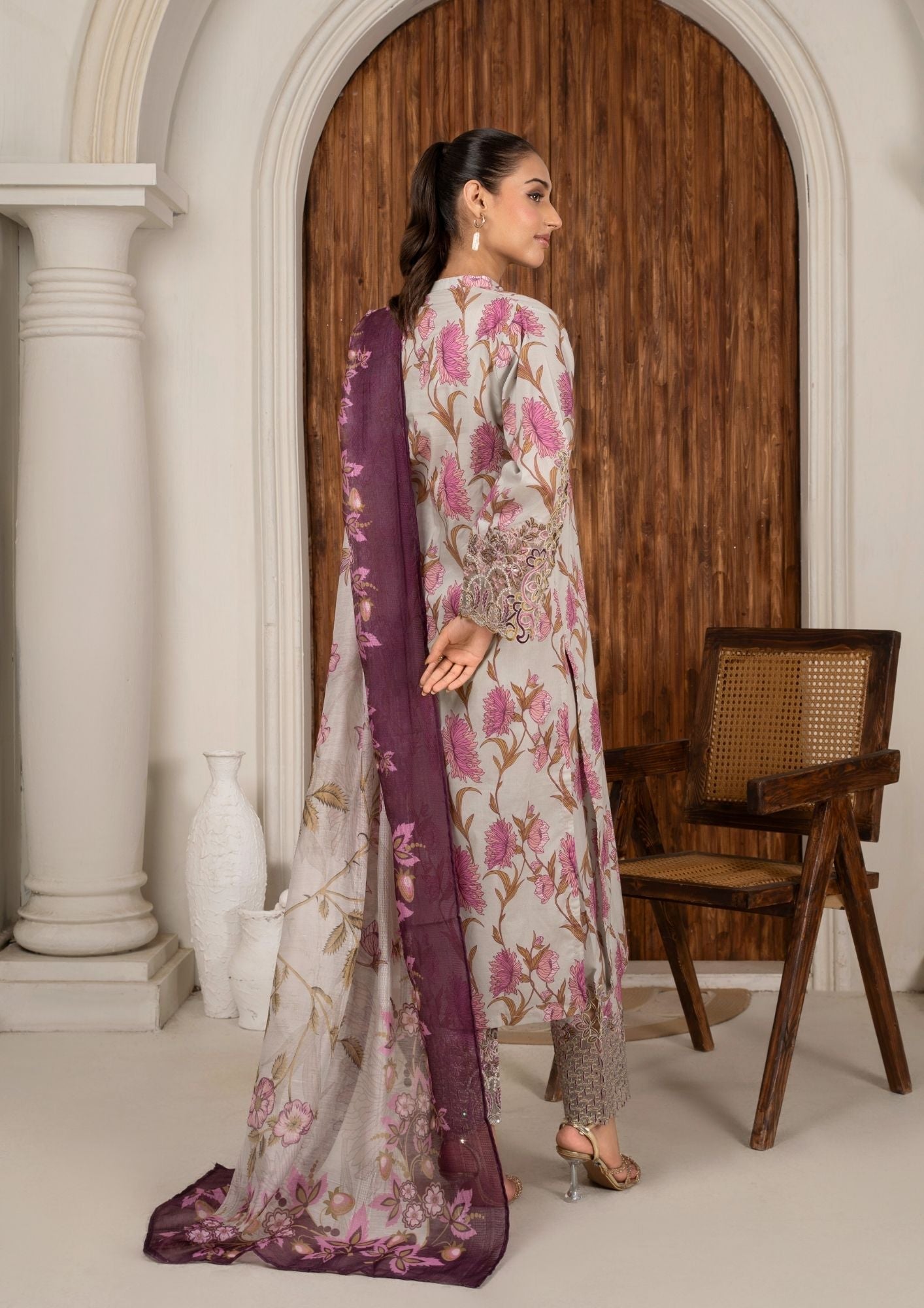 Alfatah Pret Printed Lawn with Embroidery RANAAI S25 0012 Women 3pcs