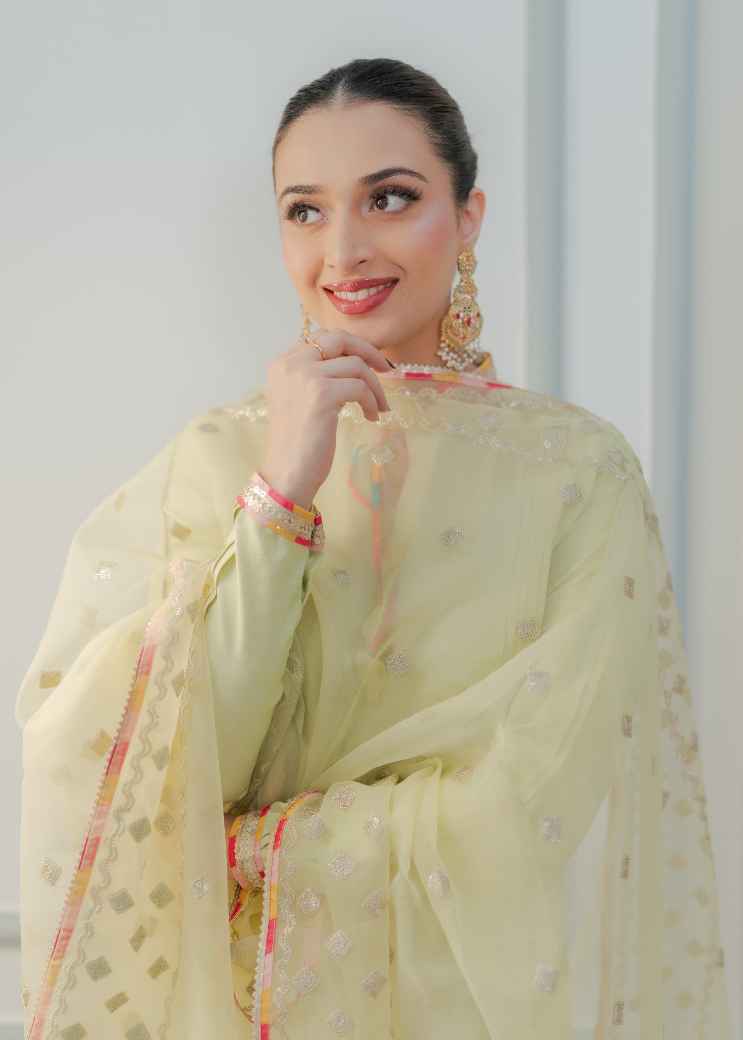 Fozia Khalid Pistachio Women 3pcs