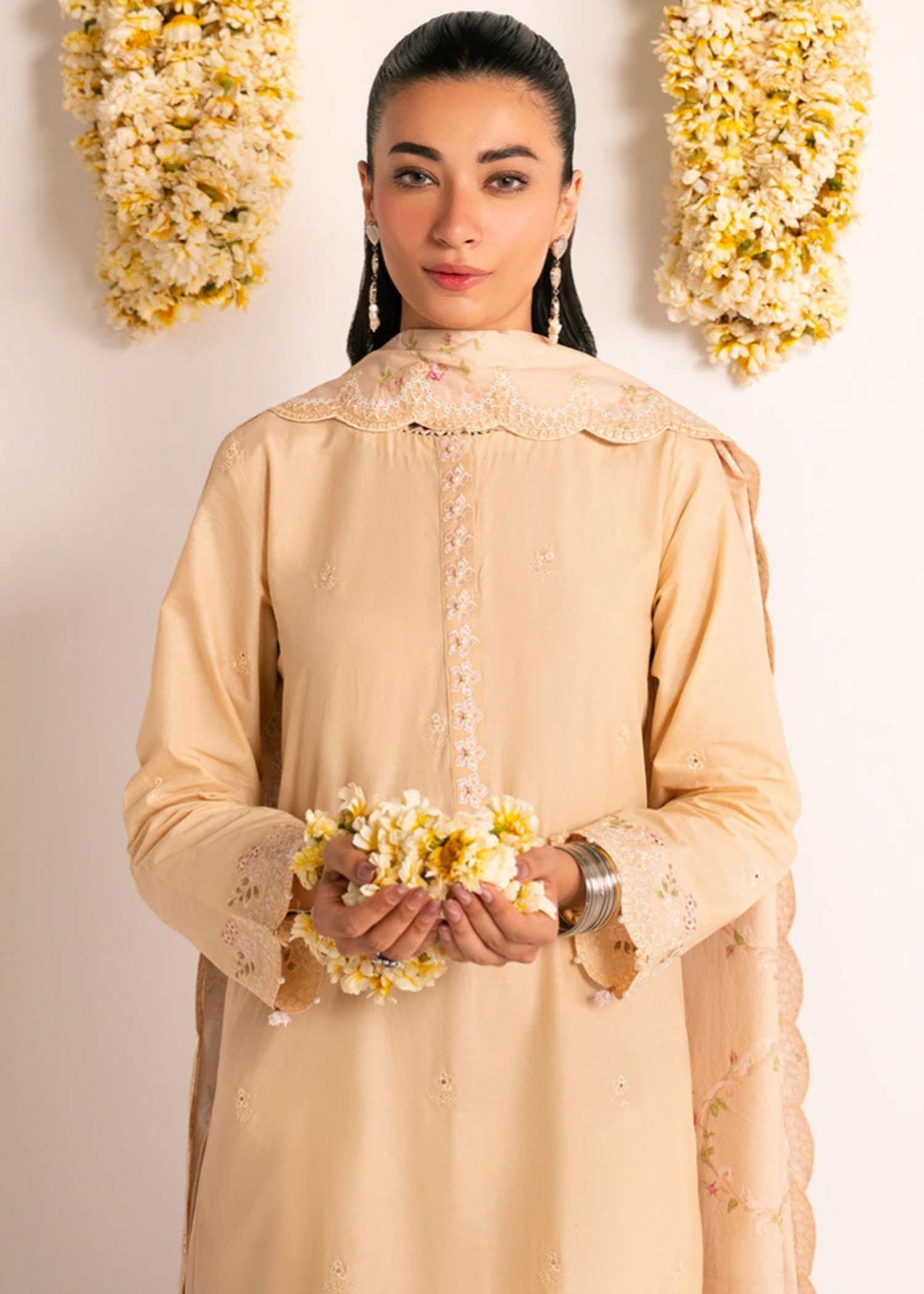 Cross Stitch SUMMER FLORA 0125RTWEMBLWN0402 Women 2pcs