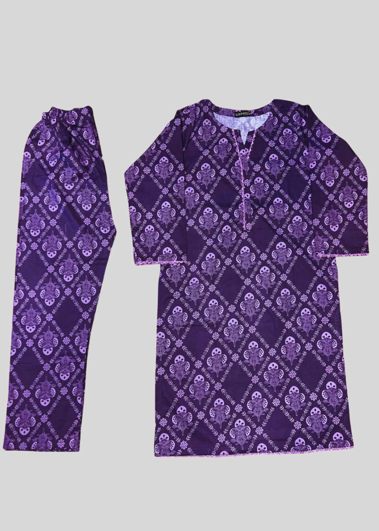 Salimas Stitched Lawn Suit for Ladies – Spring Collection Women 2pcs