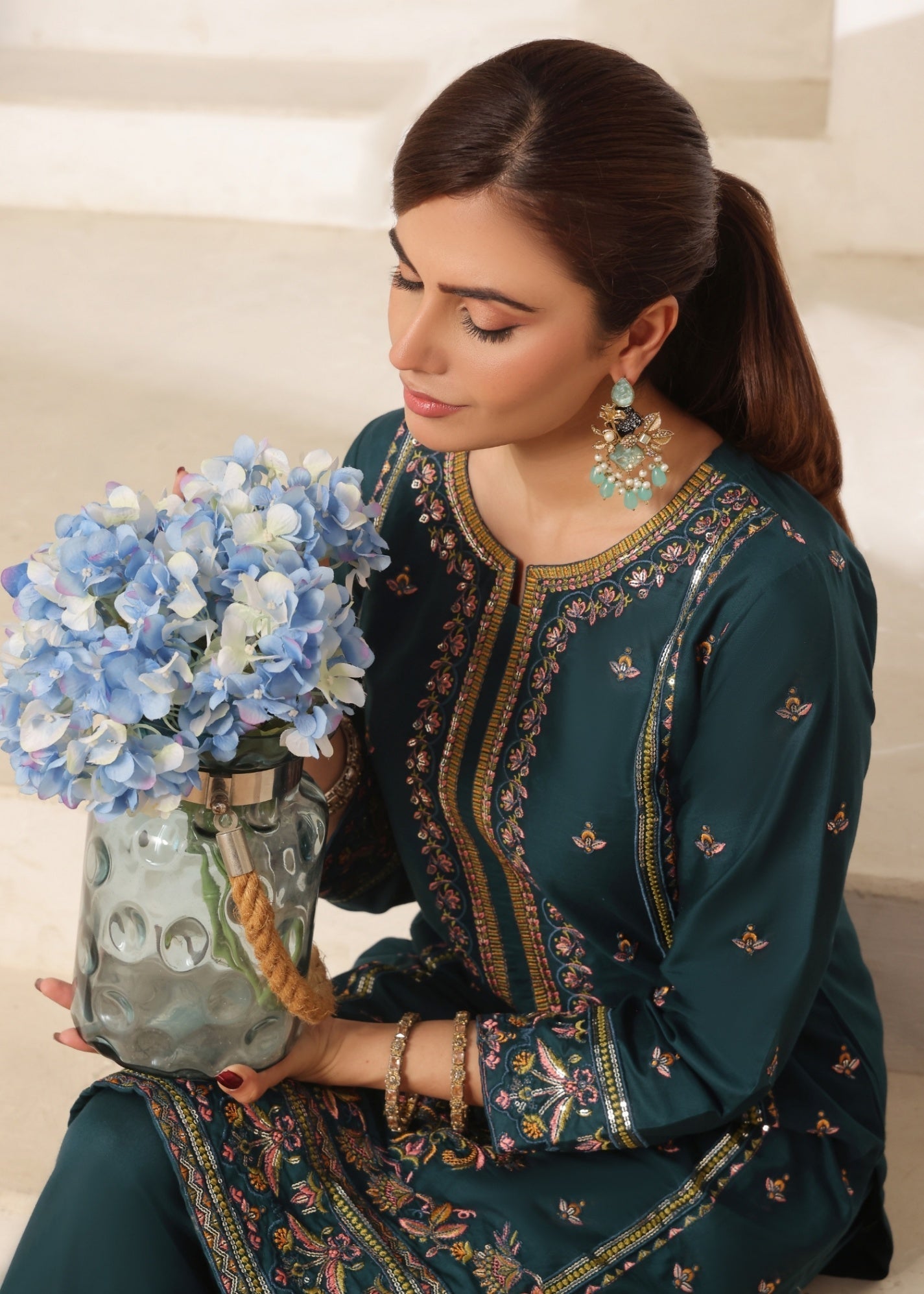 Ayra Pret Rang Deep Sea Green Women 2pcs