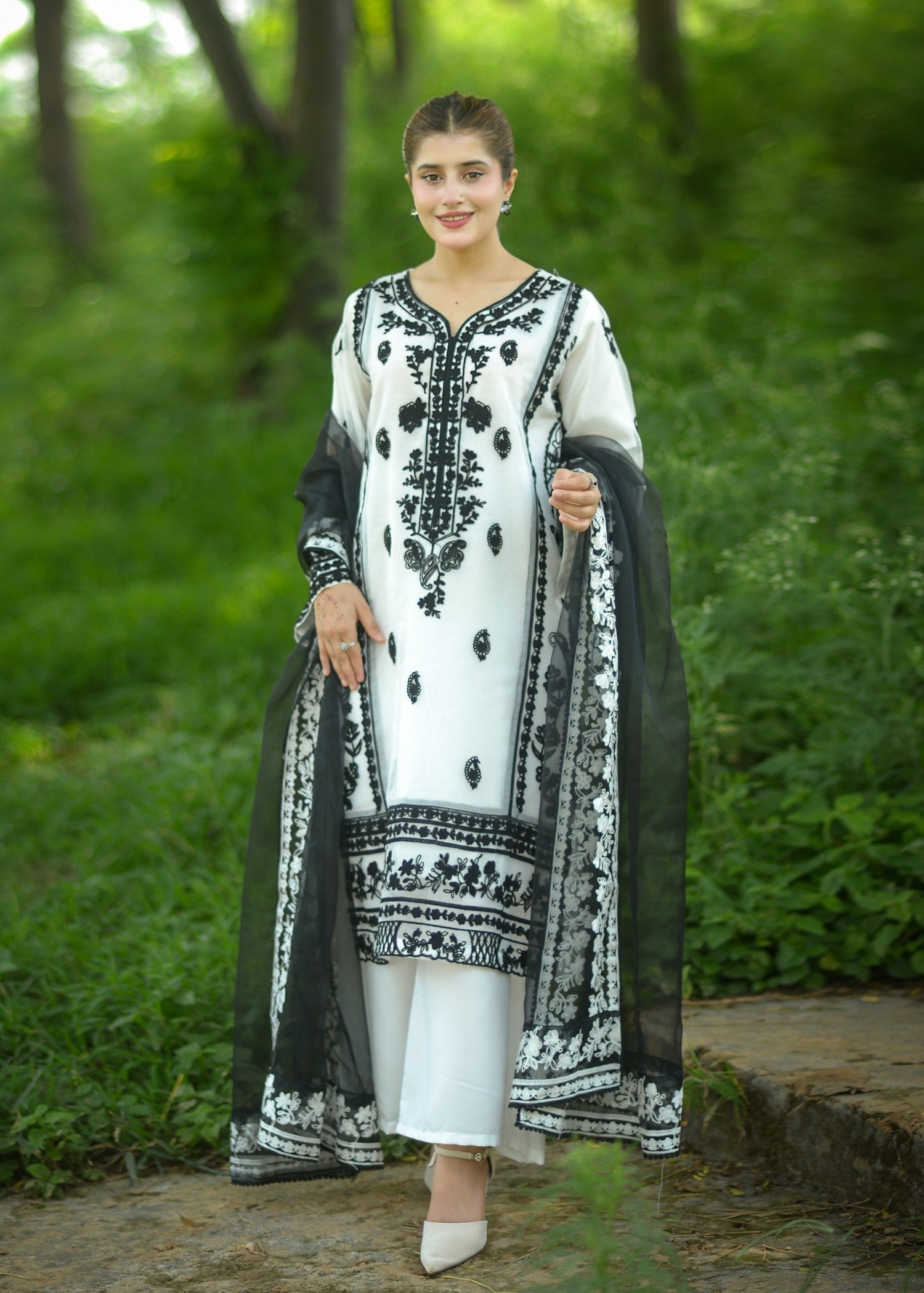 Preetpret White Daffodils Women 3pcs