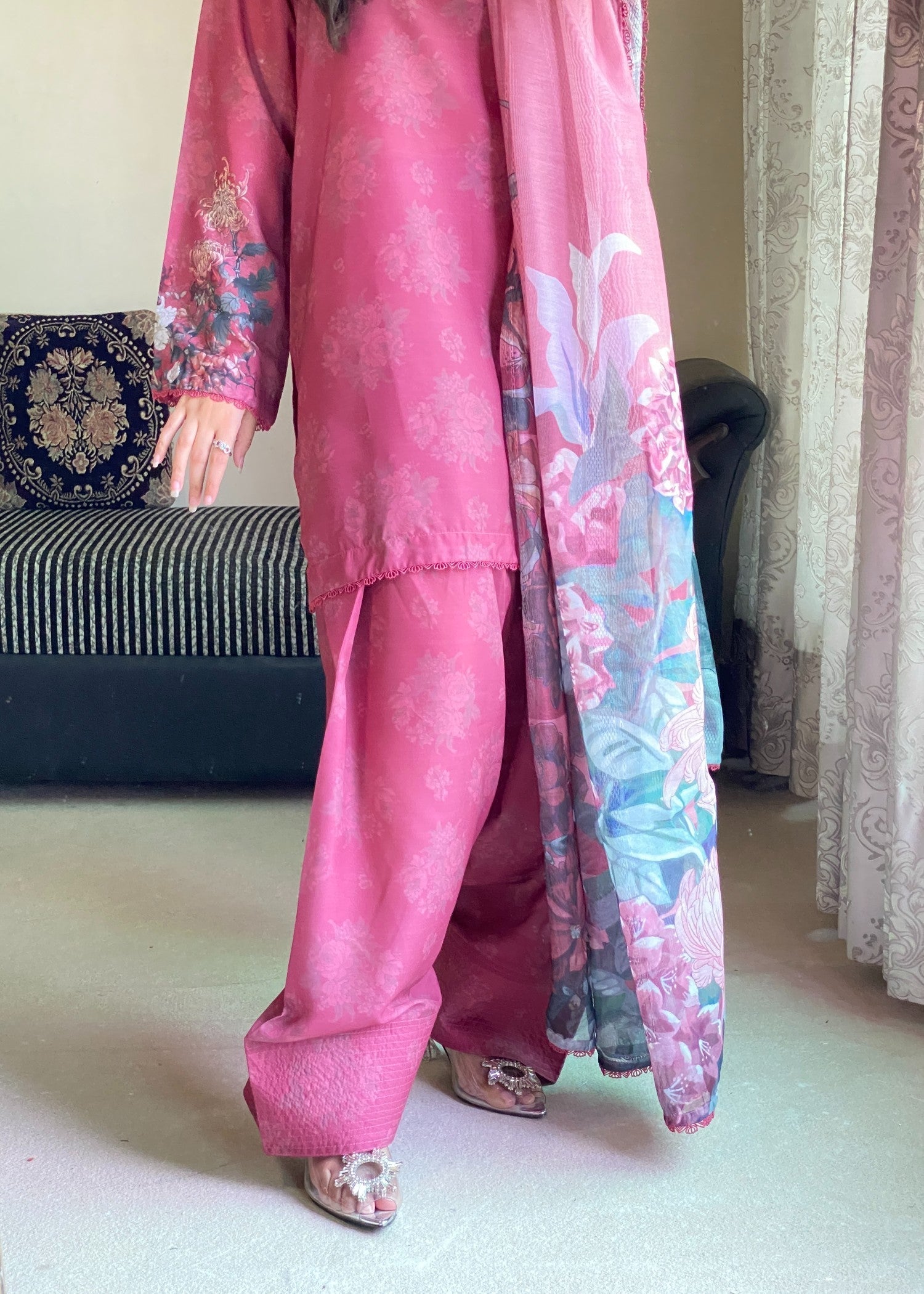 Bareen SLP02 PINK Women 3pcs