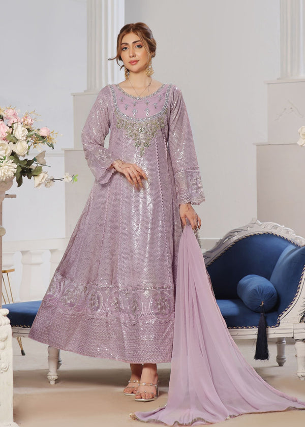 Alsiyab Zeba Lilac Women 3pcs