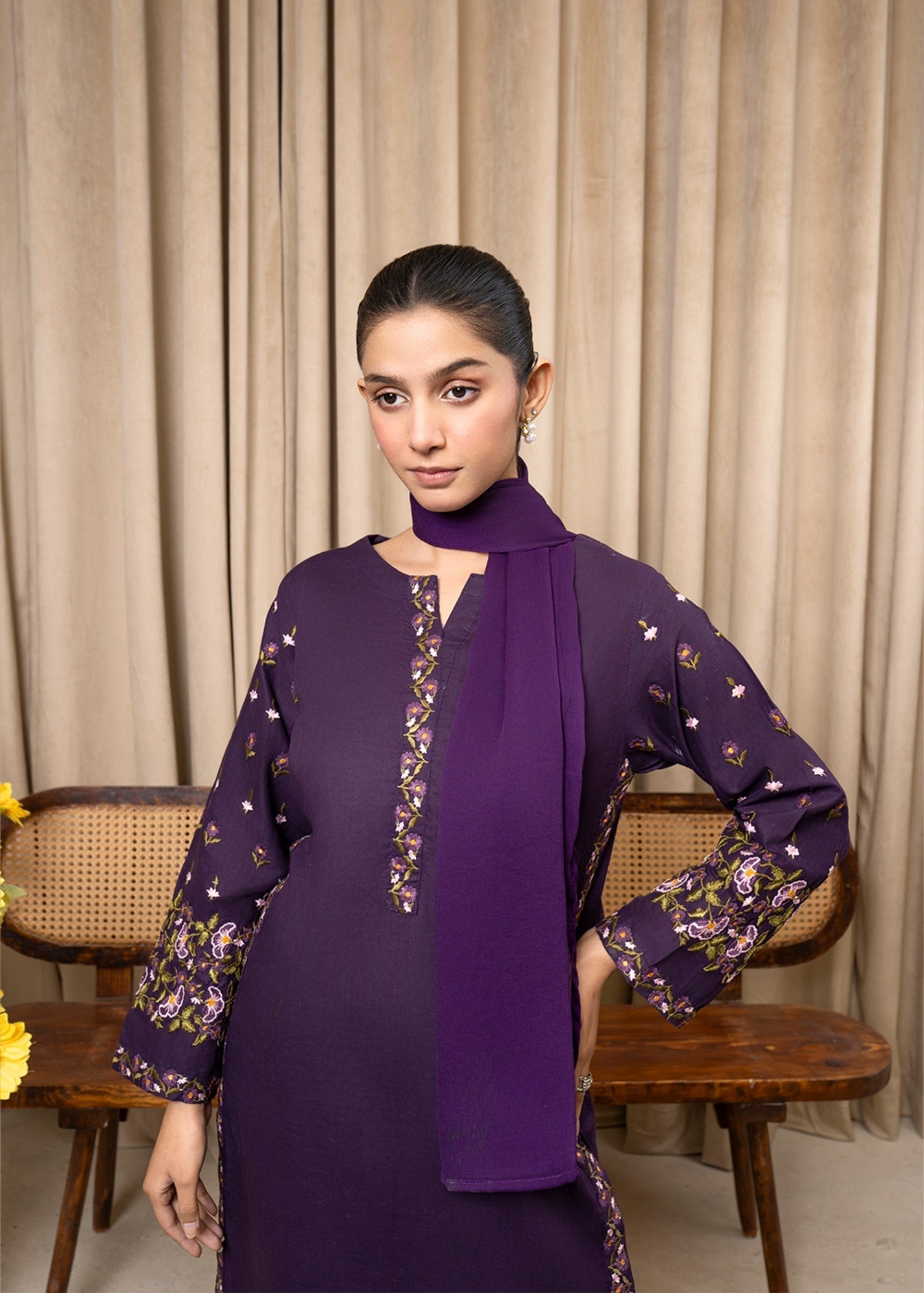 Aqs n Man Purple Blossom AM 013 Women 3pcs