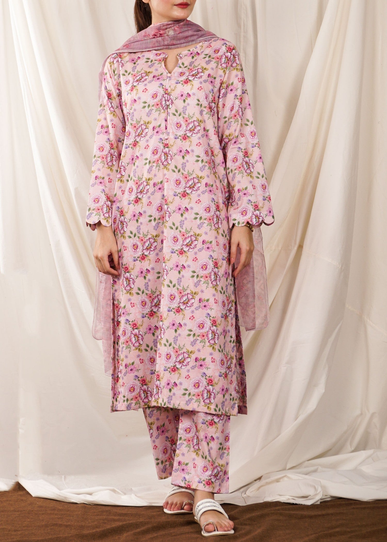 Pret Diaries Pink Printed Women 3pcs