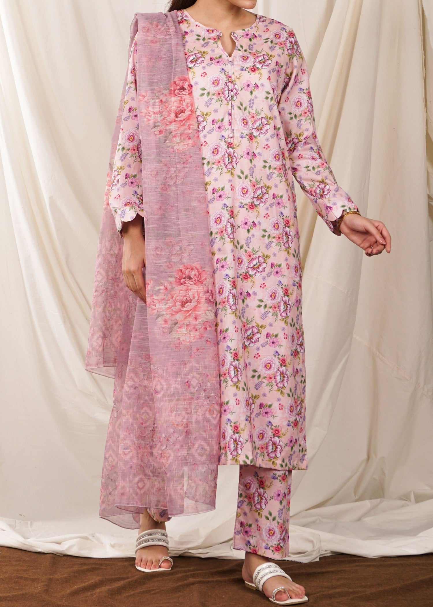 Pret Diaries Pink Printed Women 3pcs