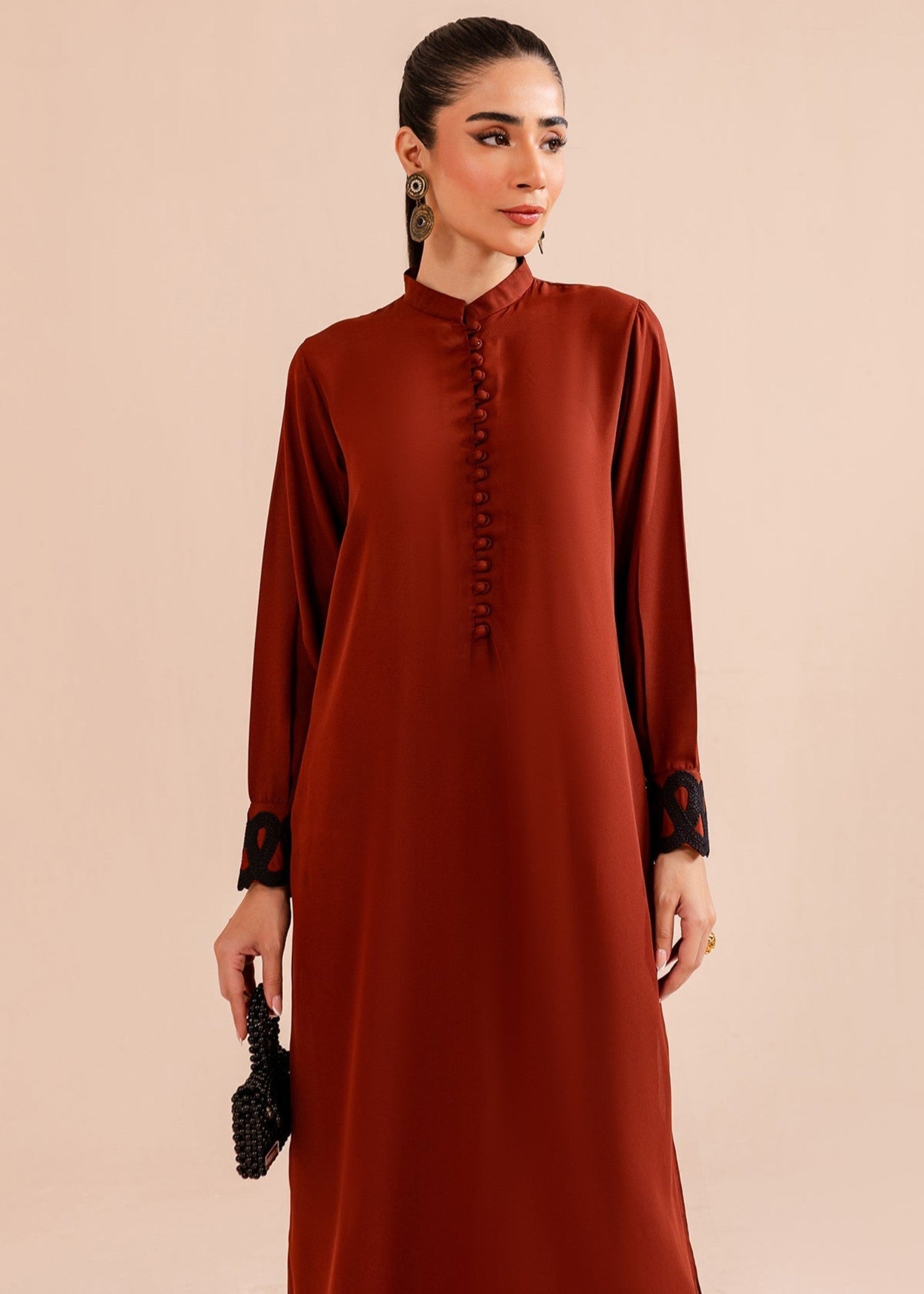 Peach Republic Rust Dress Women 2pcs