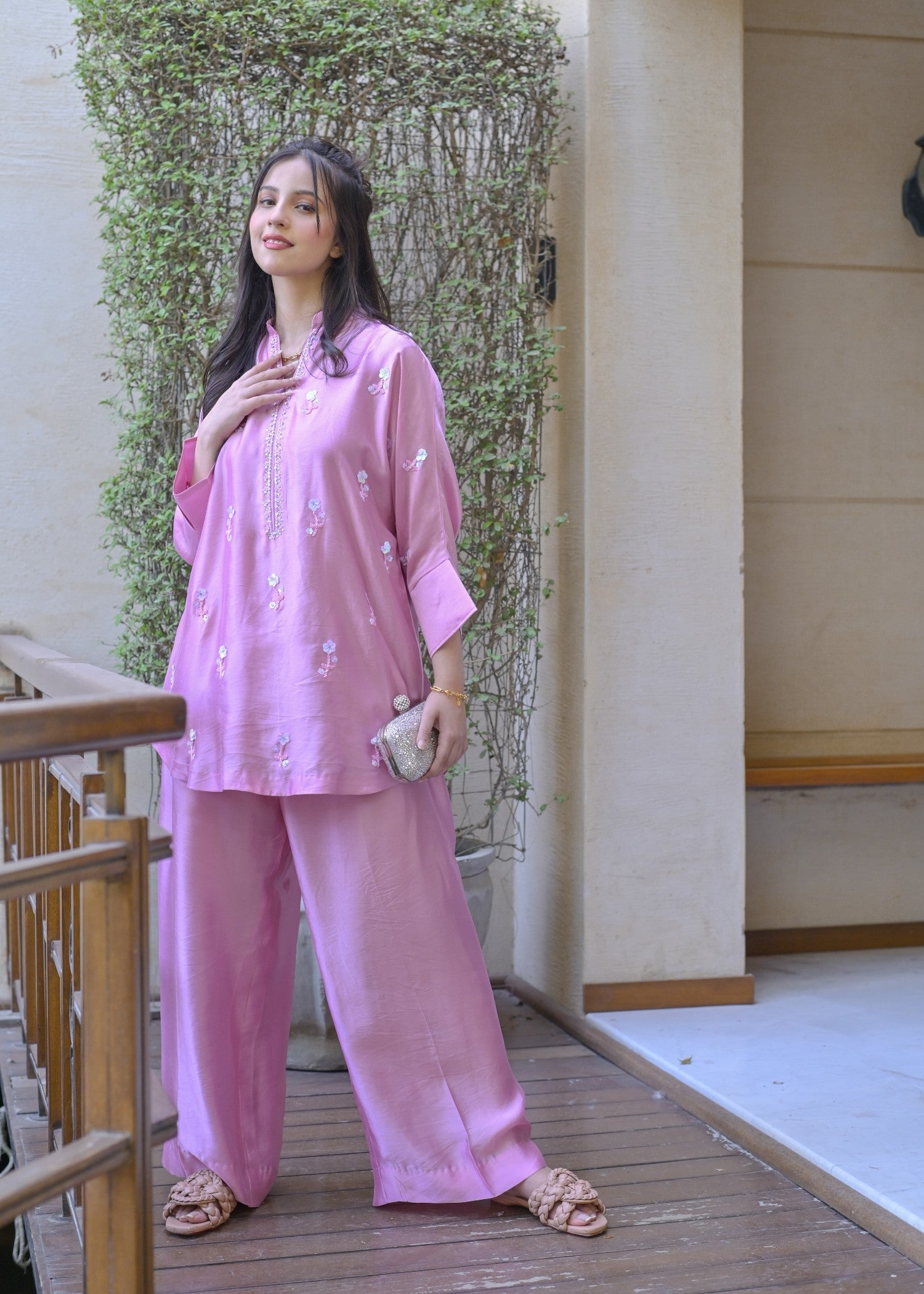 Fascino Flamingo Stitched Women 2pcs