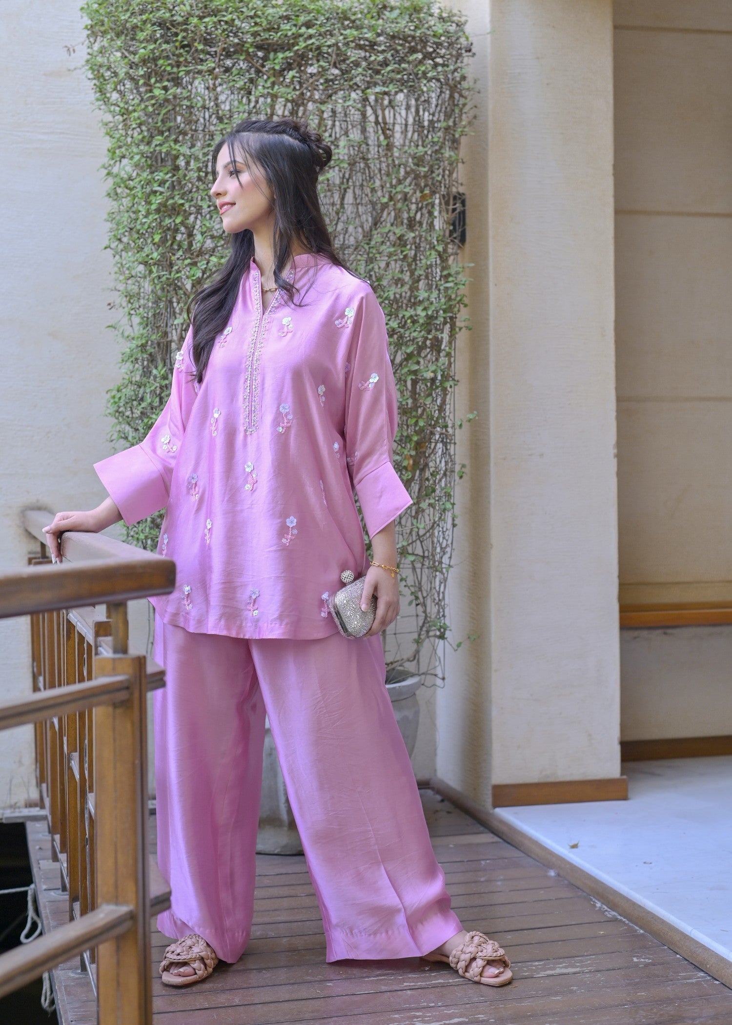 Fascino Flamingo Stitched Women 2pcs