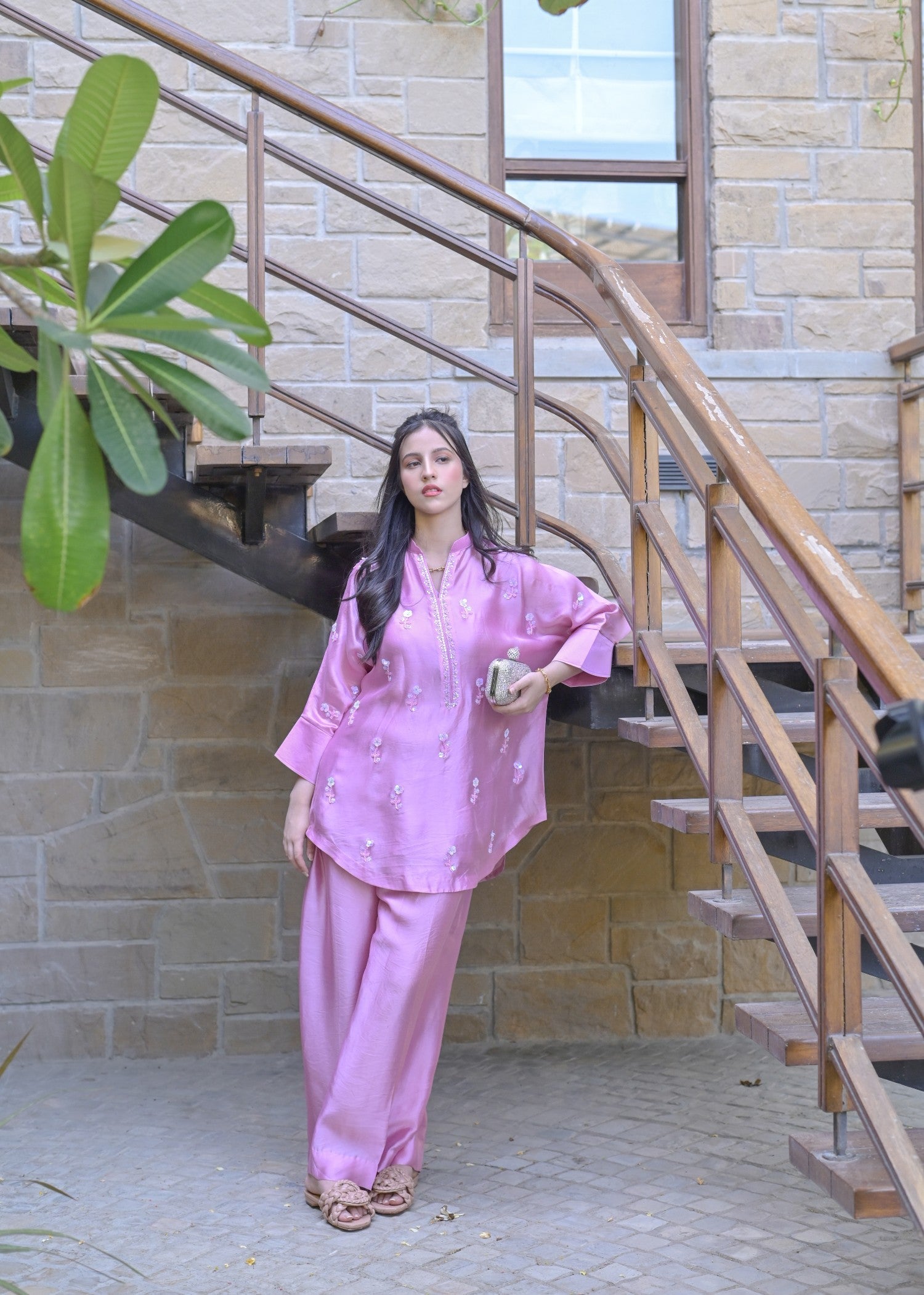 Fascino Flamingo Stitched Women 2pcs