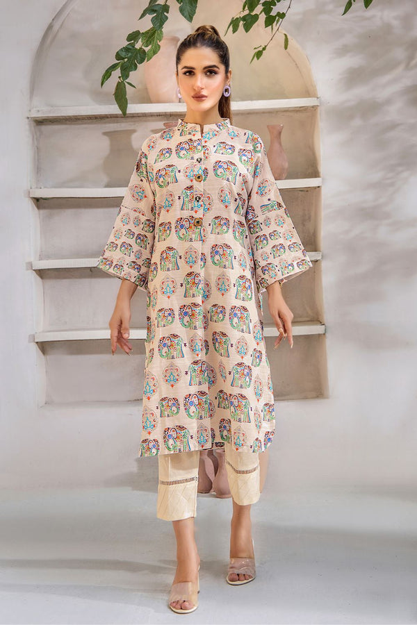 Khas Stitched Self Jacquard Shirt DR 2300