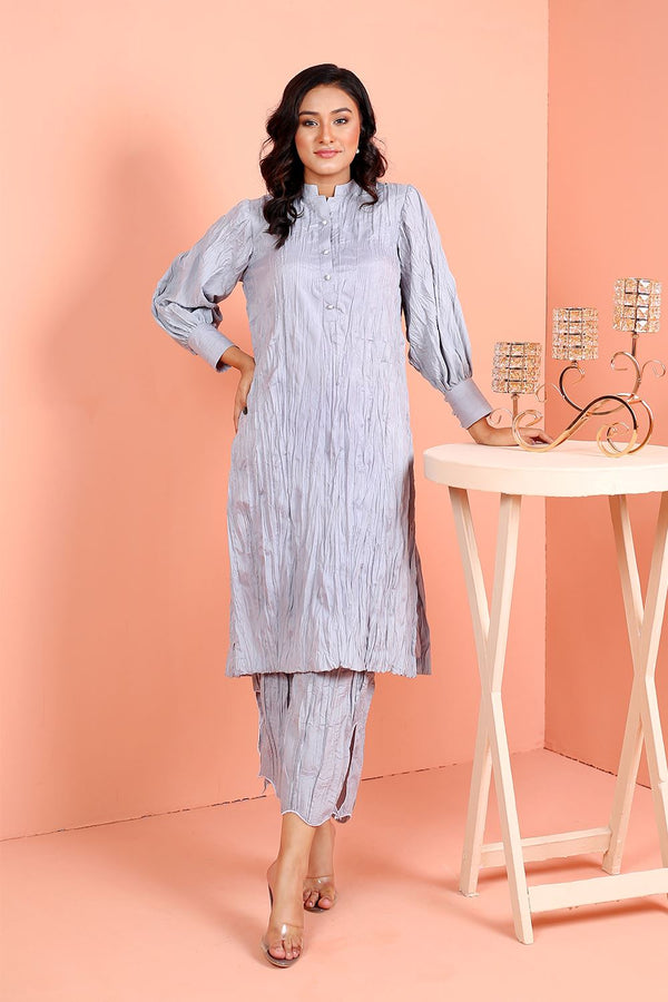 Khas Stitched Cambric SHIRT & TROUSER SHIRT & TROUSER RKTC 041 Women 2pcs