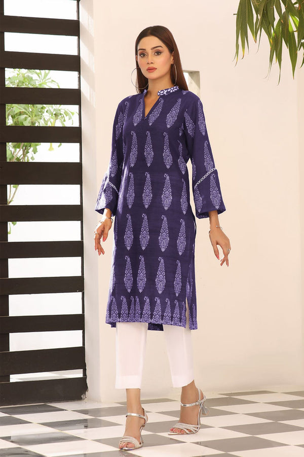 Khas Stitched Self Jacquard Shirt DR 2298 Women 1pcs