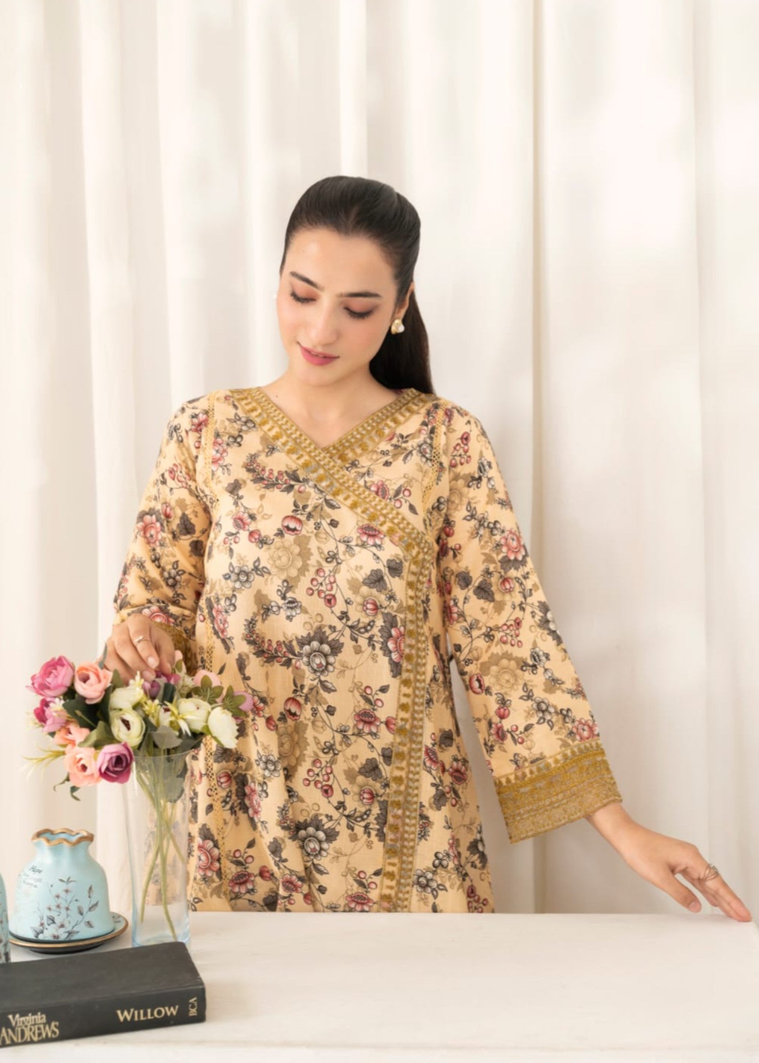 Shefoze Clothing angrakha Women 2pcs
