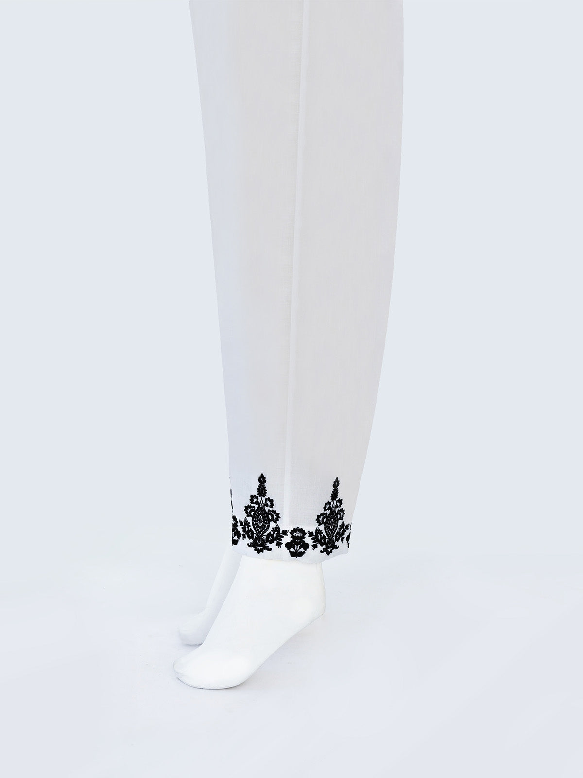 Oaks By Star Textile Mills Women White Lawn Trouser OWESP 2203001 Women 1pcs