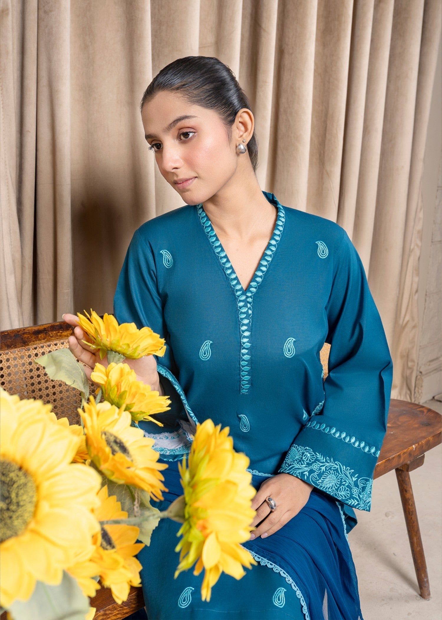 Aqs n Man Teal Tranquility AM 014 Women 3pcs