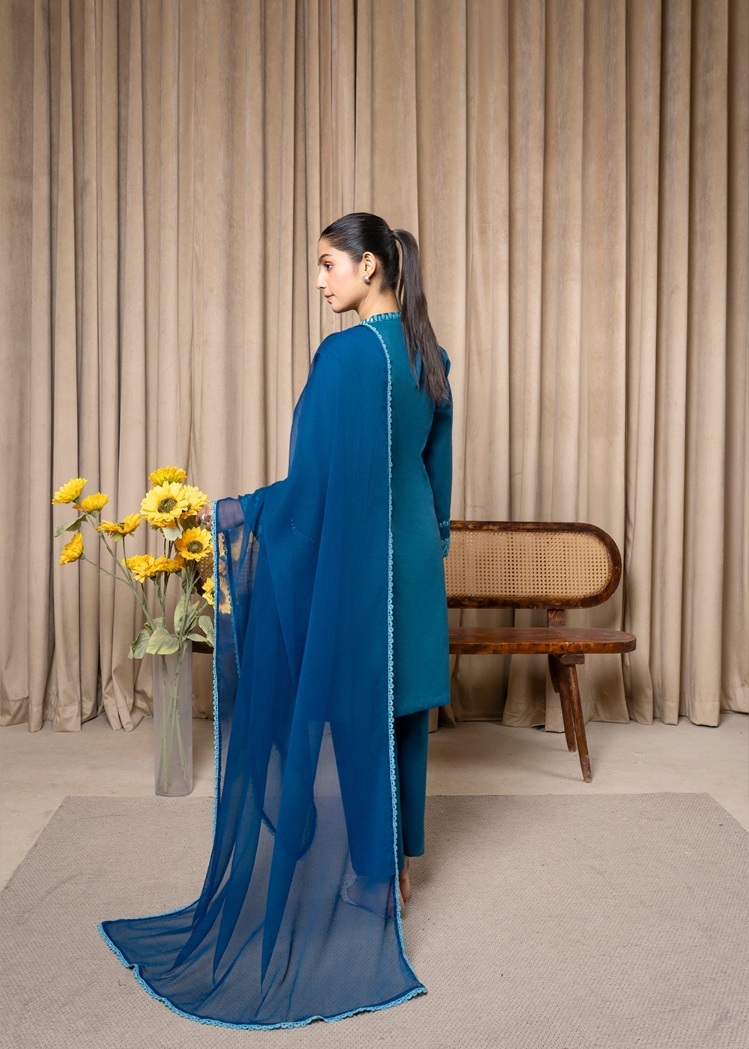 Aqs n Man Teal Tranquility AM 014 Women 3pcs