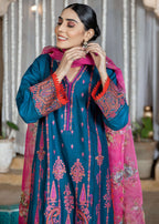 Zoya & Zaha Turquoise Women 3pcs
