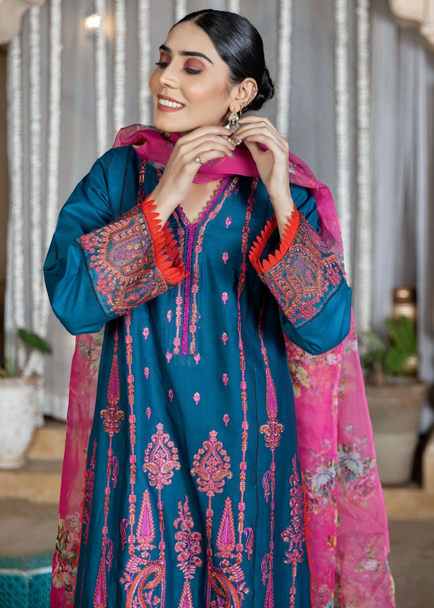 Zoya & Zaha Turquoise Women 3pcs