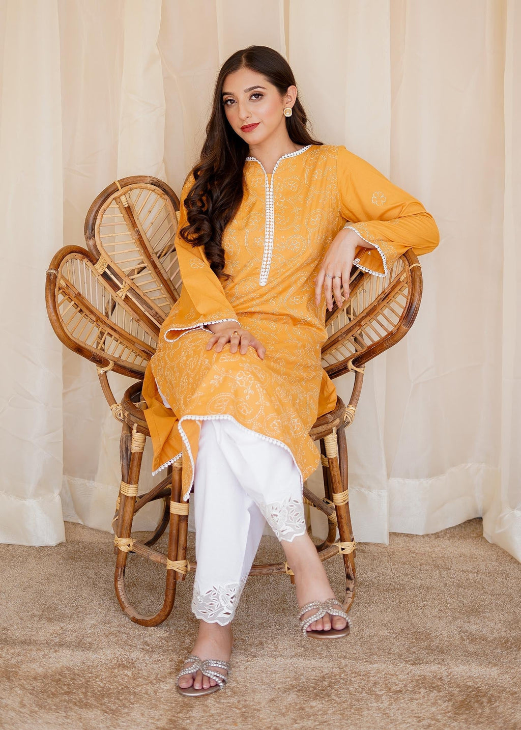 Aisling By Nirmal Yellow Mustard Women 1pcs