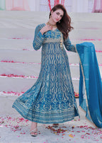 Manahils K 105 AQUAMARINE ZINC BLUE Women 3pcs