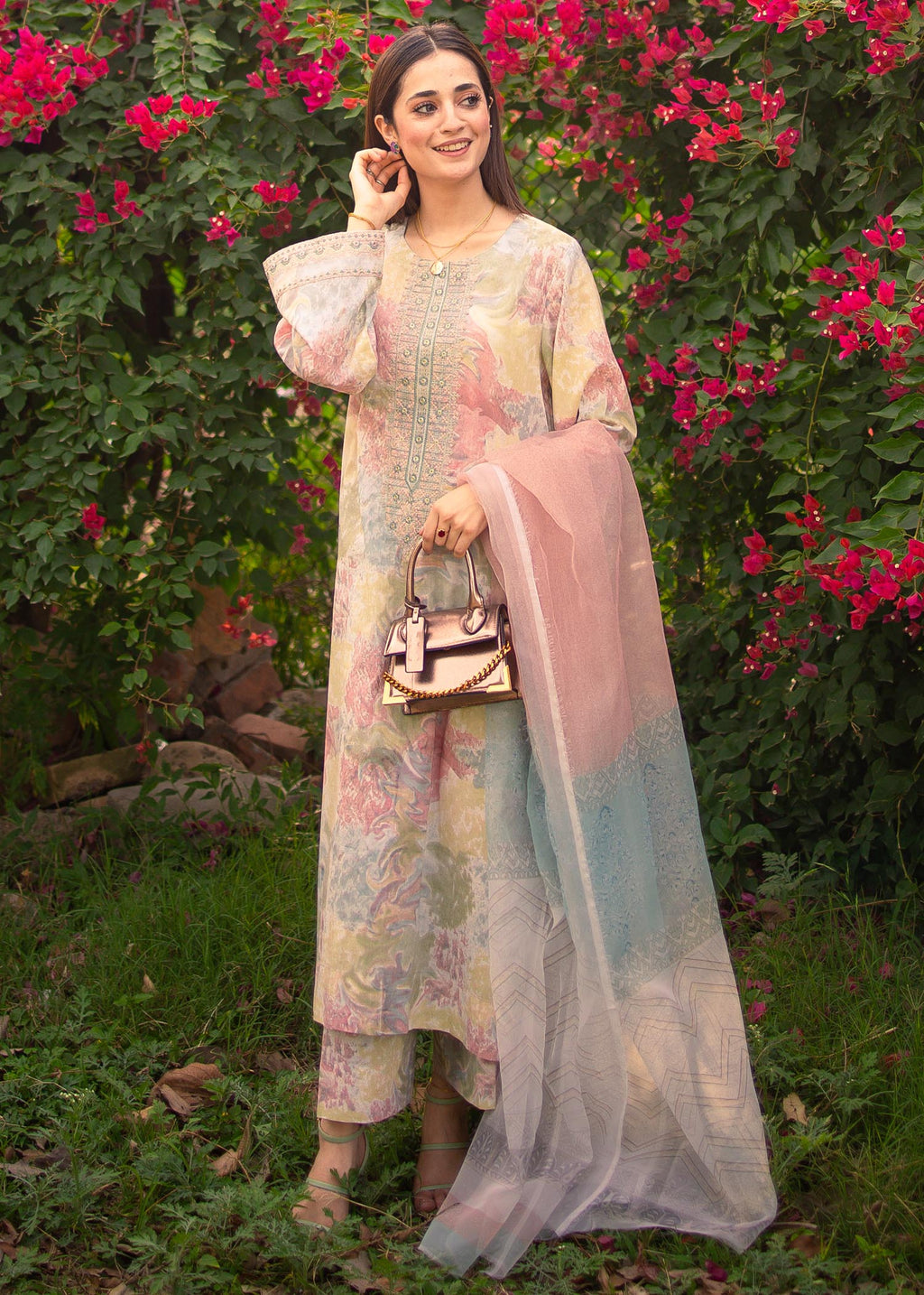 Garnet Clothing Pink Blush Women 2pcs