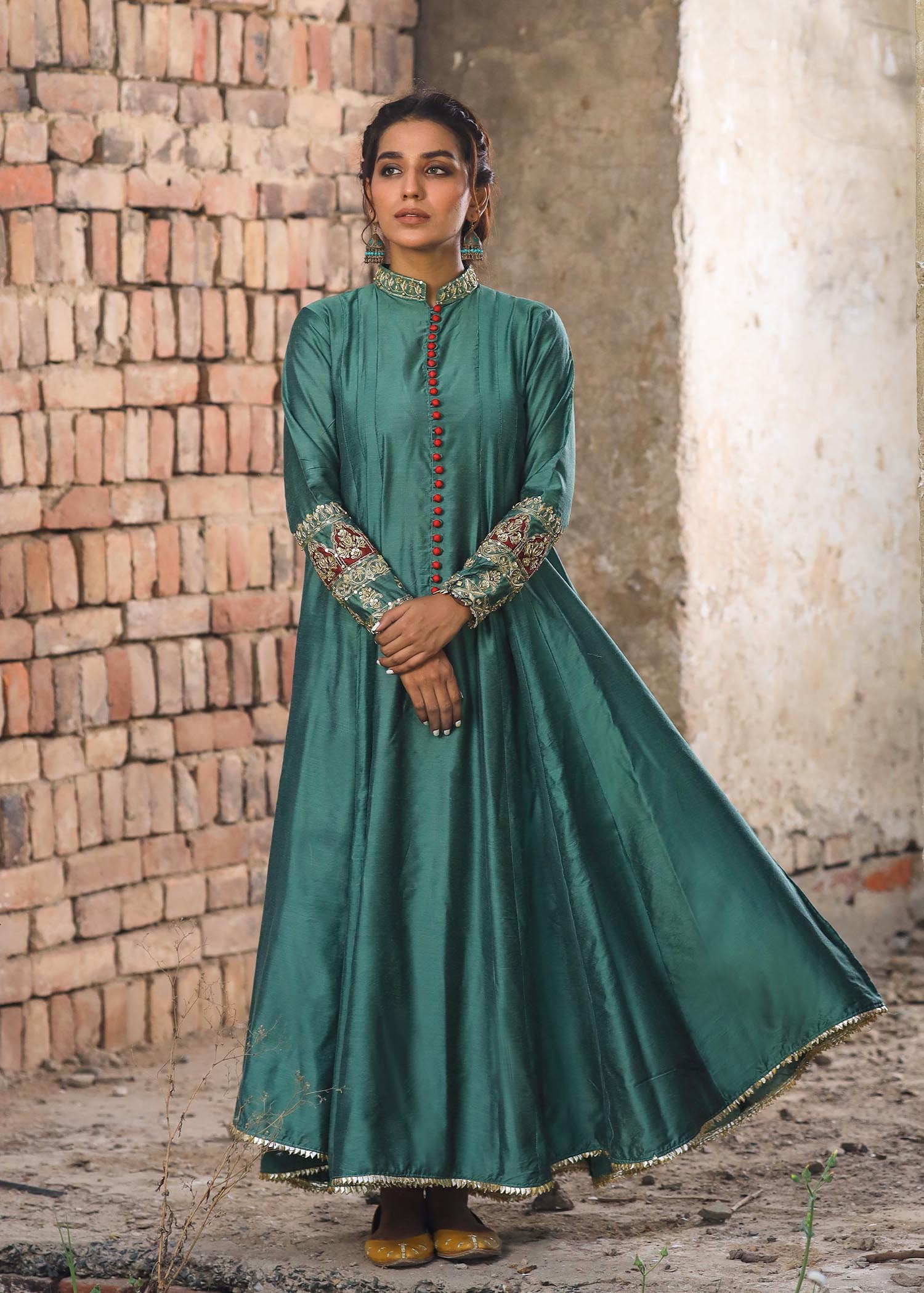 Rekhta Abar e Bahar Sea Green 02 Women 2pcs
