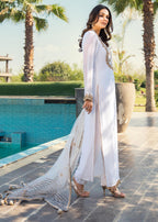 Khuda Baksh Creations Z 278 White Women 4pcs