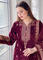 Rangoon Clothing Eshana Maroon Women 3pcs