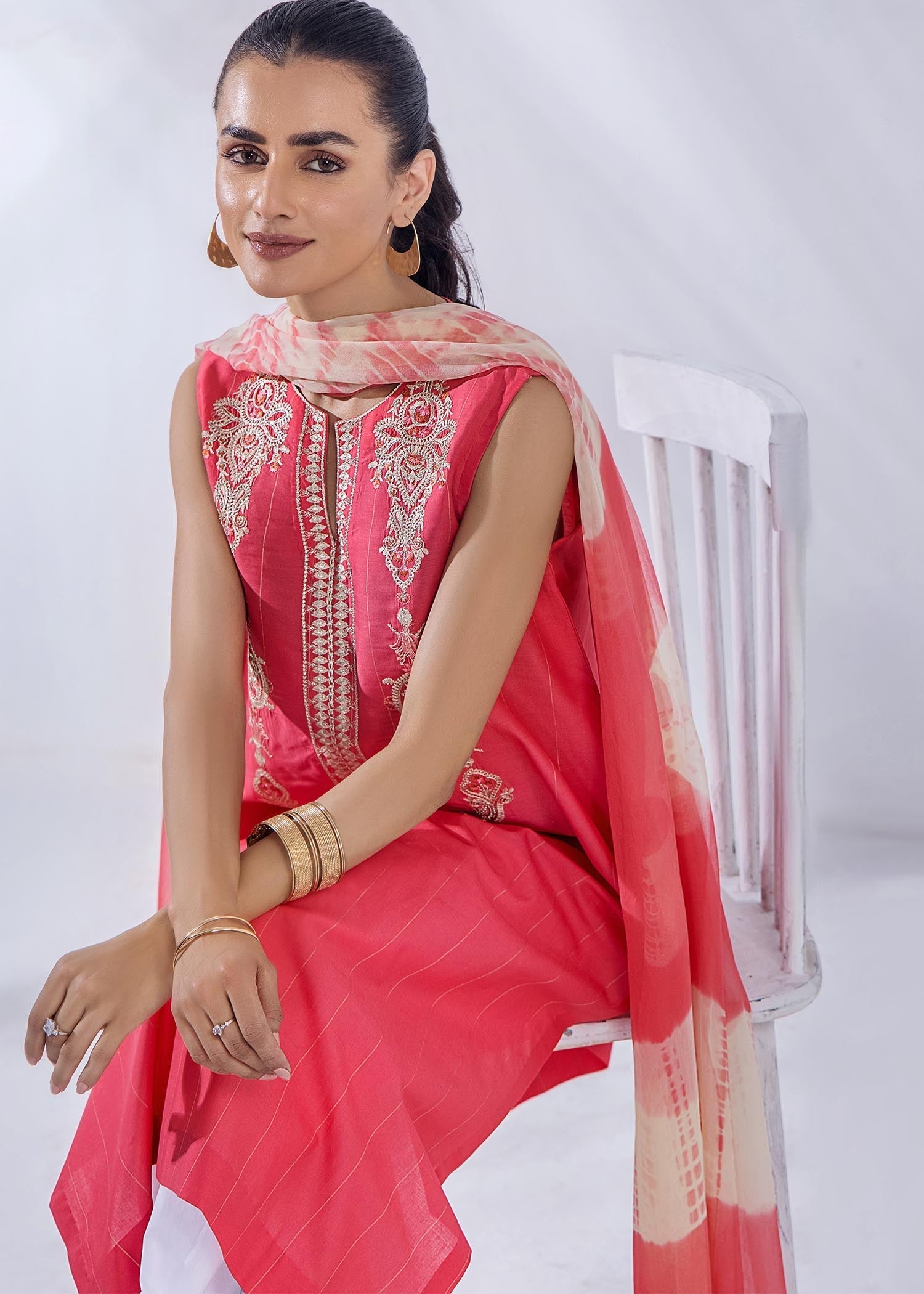 Malook Aliana Pink Women 1pcs