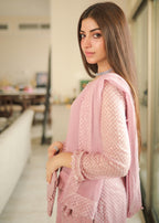 Rang-e-Haya Mehr (lylic pink) Women 4pcs