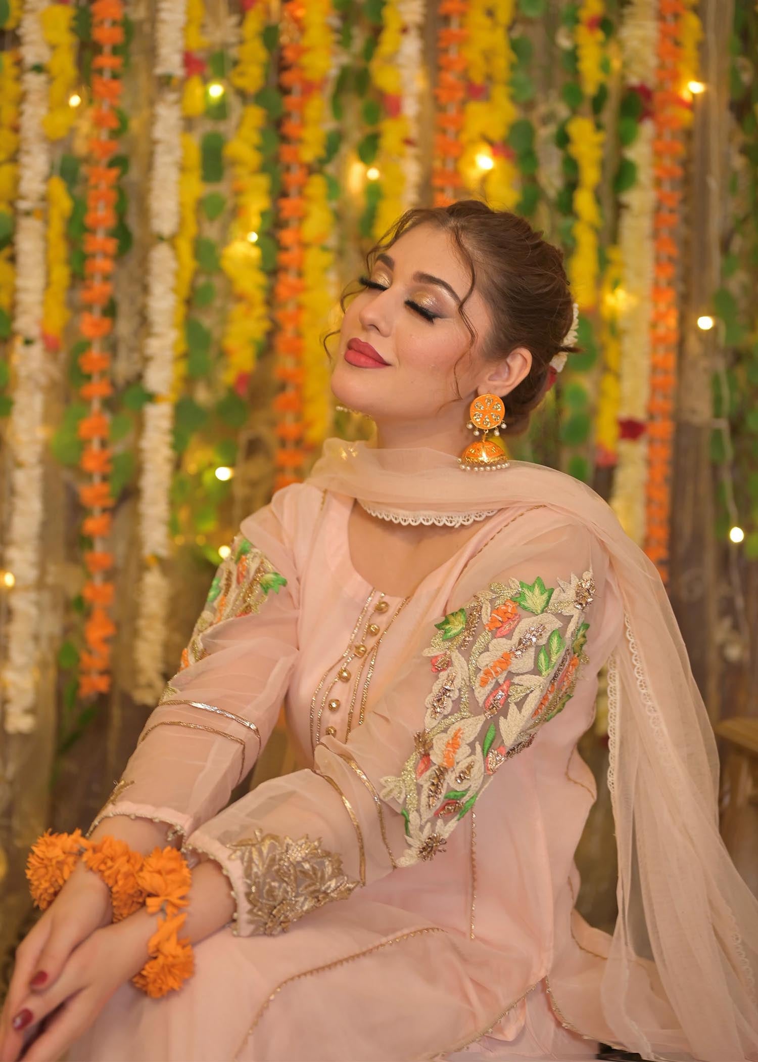 Khuda Baksh Creations M 102 Pink Women 3pcs