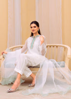 Pirzada Shaheryar Khan WHITE LOTUS Women 4pcs