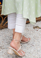 Shades By Abeeha Usman WHITE TROUSERS Women 1pcs