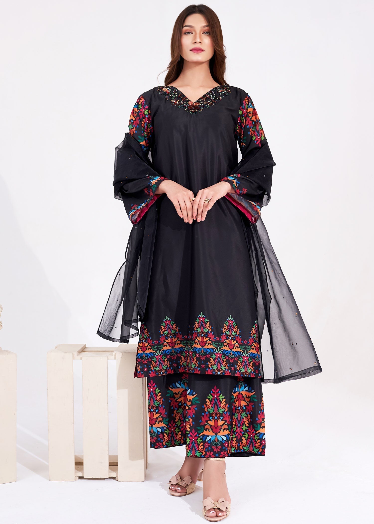 Ghonche Midnight Mosaic Women 3pcs